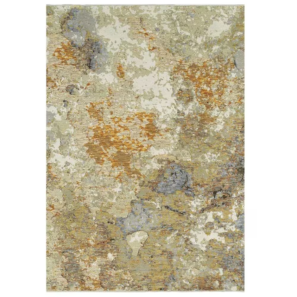 Oriental Weavers Evolution 8031B 10' x 13'2" Gold and Beige Area Rug
