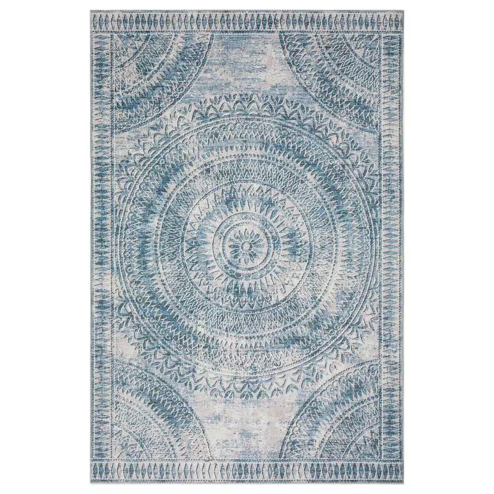 Dalyn Rug Company Sedona Oriental 10' x 14' Indigo Indoor/Outdoor Area Performance Rug