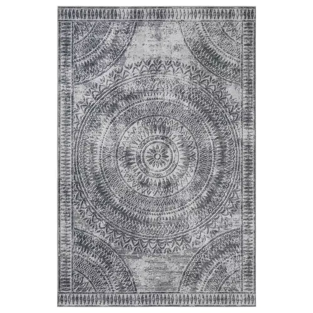 Dalyn Rug Company Sedona Bohemian 2'3" x 12' Pewter Indoor/Outdoor Performance Runner