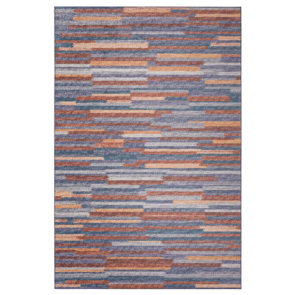 Dalyn Rug Company Sedona Striped 2'3" x 10' Denim Indoor/Outdoor Performance Runner