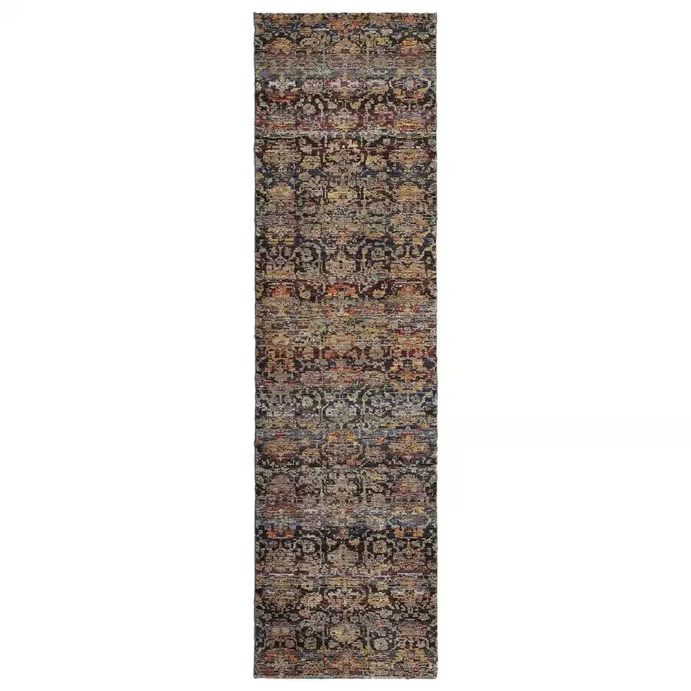 Oriental Weavers Andorra 6836C 2'6" x 12' Multi/Blue Runner
