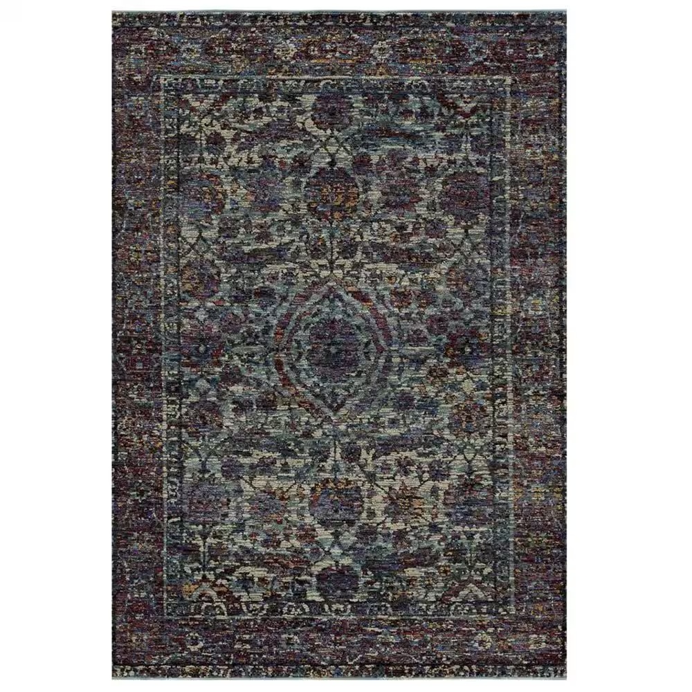 Oriental Weavers Andorra 6846B 10' x 13'2" Blue and Purple Area Rug
