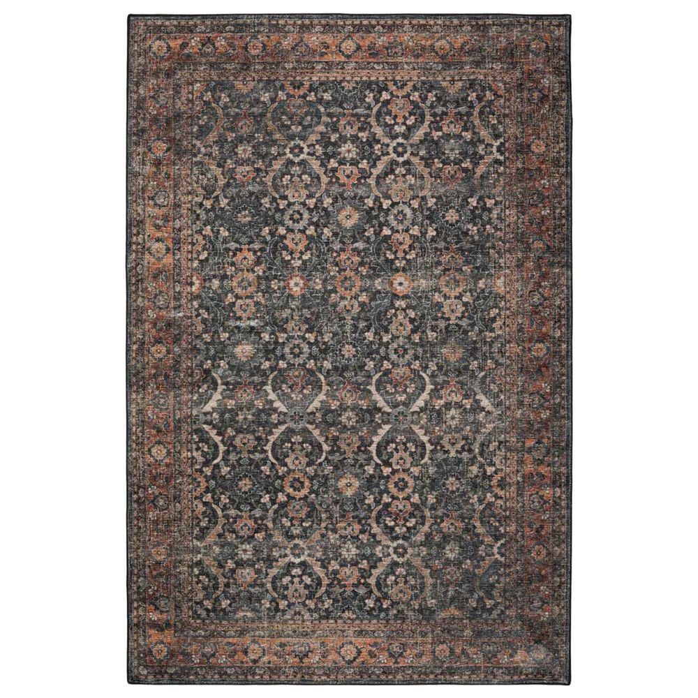 Dalyn Rug Company Jericho 4' Round Charcoal Indoor/Outdoor Area Rug