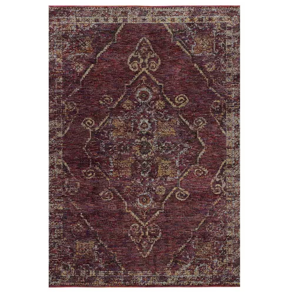 Oriental Weavers Andorra 7135E 10' x 13'2" Red and Gold Area Rug