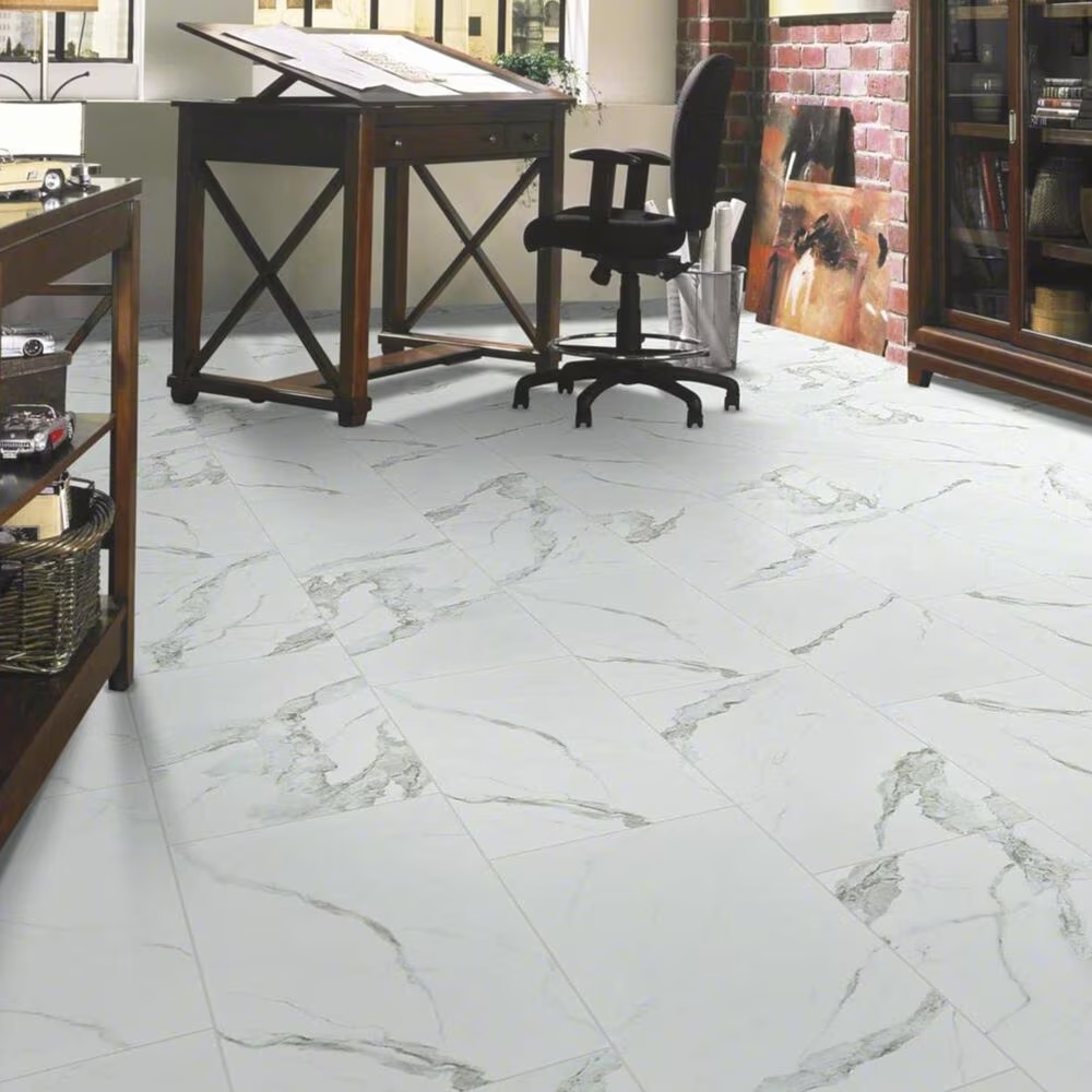 Shaw Vision Statuario 12" x 24" Polished Ceramic Tile