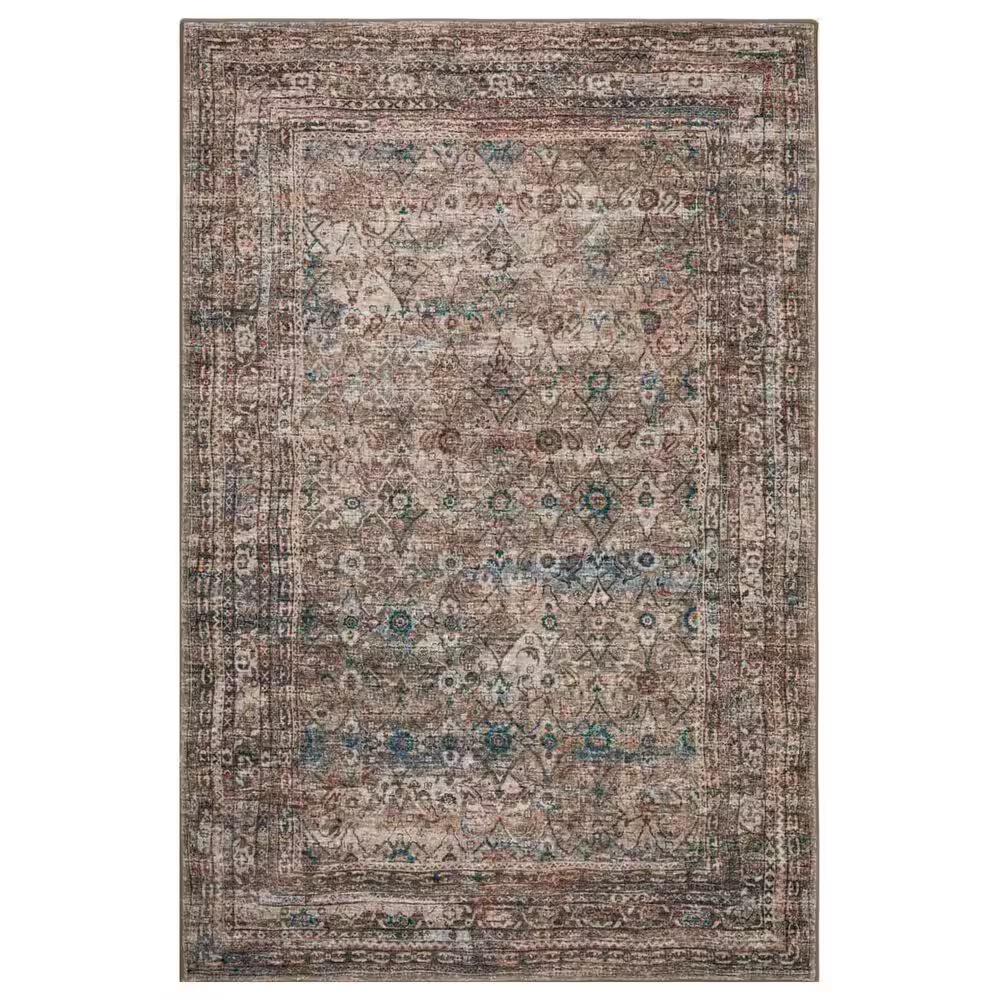 Dalyn Rug Company Jericho 4' Round Latte Indoor/Outdoor Area Rug