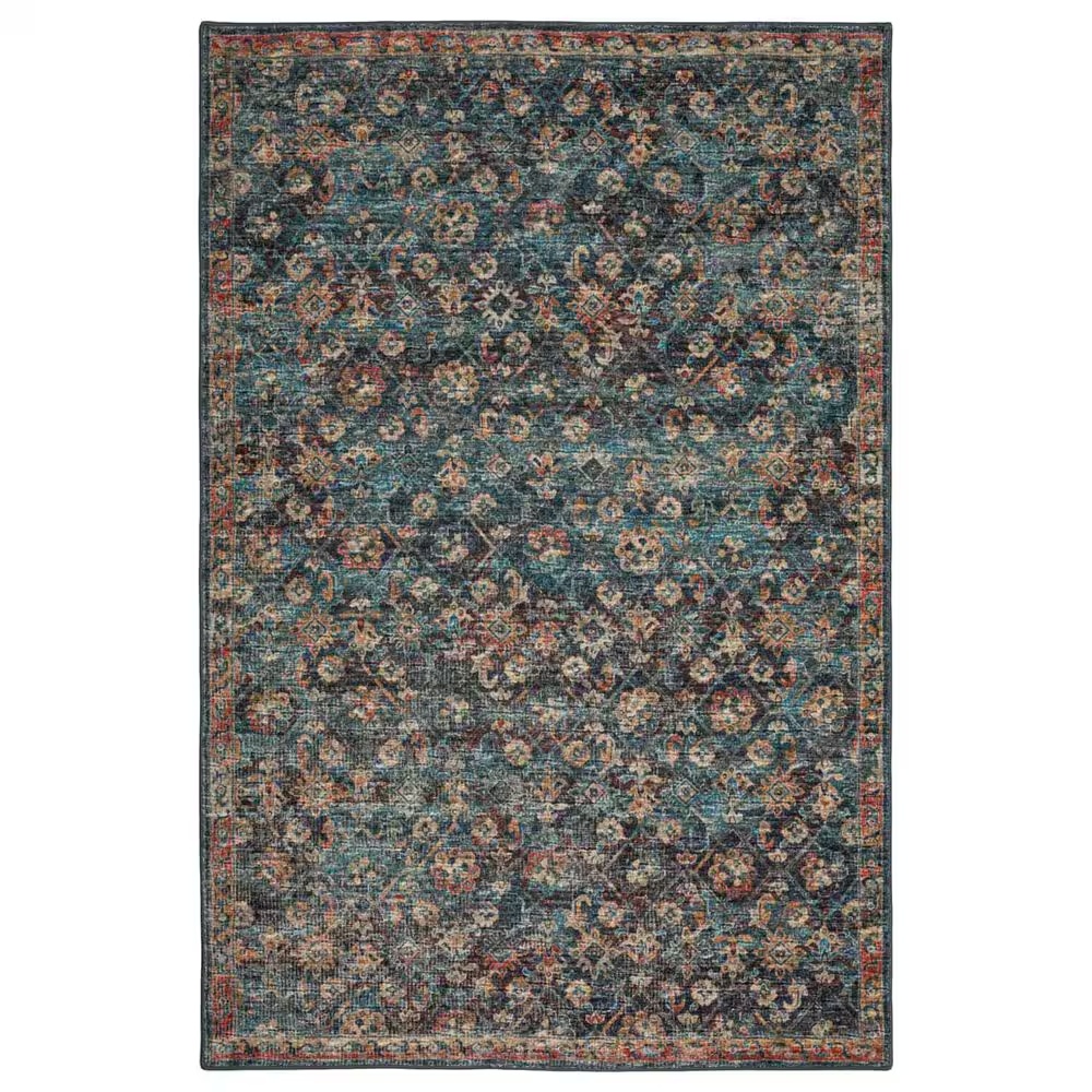 Dalyn Rug Company Jericho Transitional 2'6" x 10' Navy Indoor/Outdoor Runner