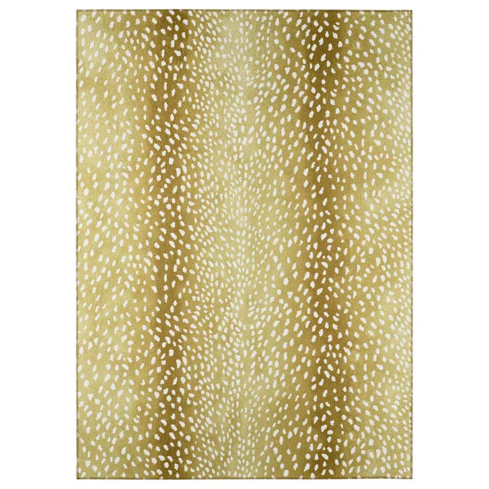 Dalyn Rug Company Mali ML3 2'3" x 12' Gold Indoor/Outdoor Performance Runner