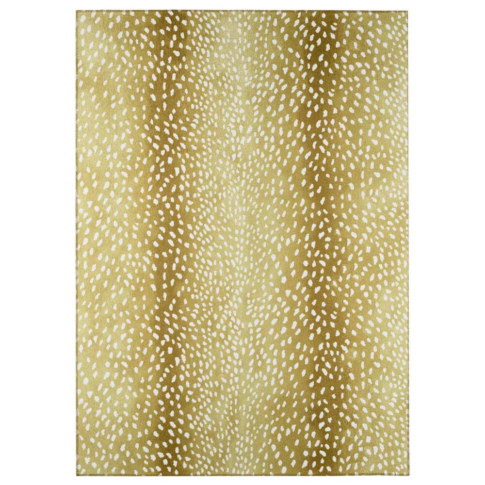 Dalyn Rug Company Mali ML3 8' Round Gold Indoor/Outdoor Area Performance Rug
