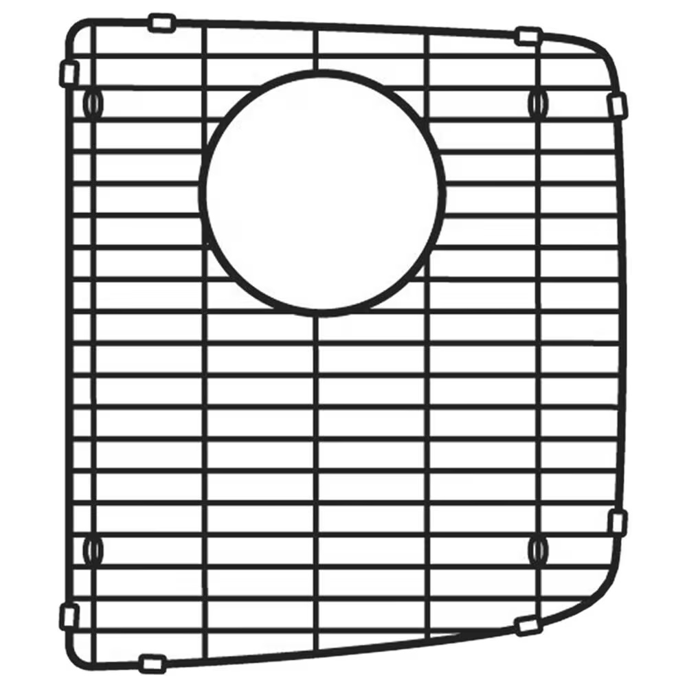 Blanco Valea Bottom Grid for Right Bowl of 50/50 Sinks in Stainless Steel