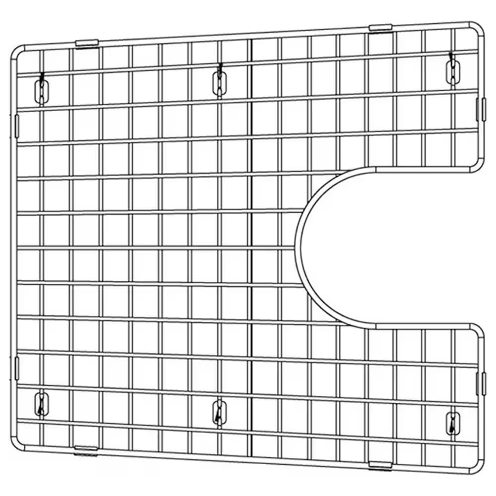 Blanco Performa Bottom Grid for Large Bowl of 60/40 Sinks in Stainless Steel