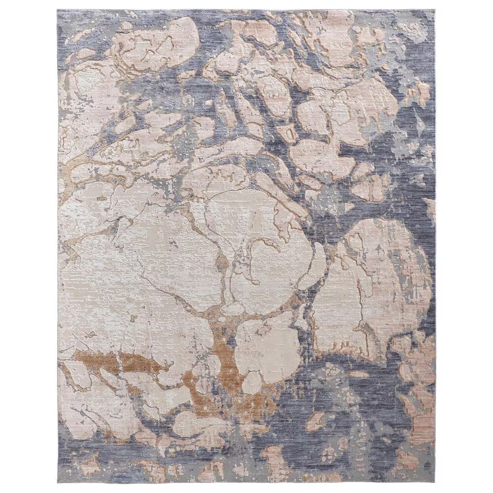 Feizy Rugs Laina 9'8" x 12'8" Blue and Multicolor Area Rug