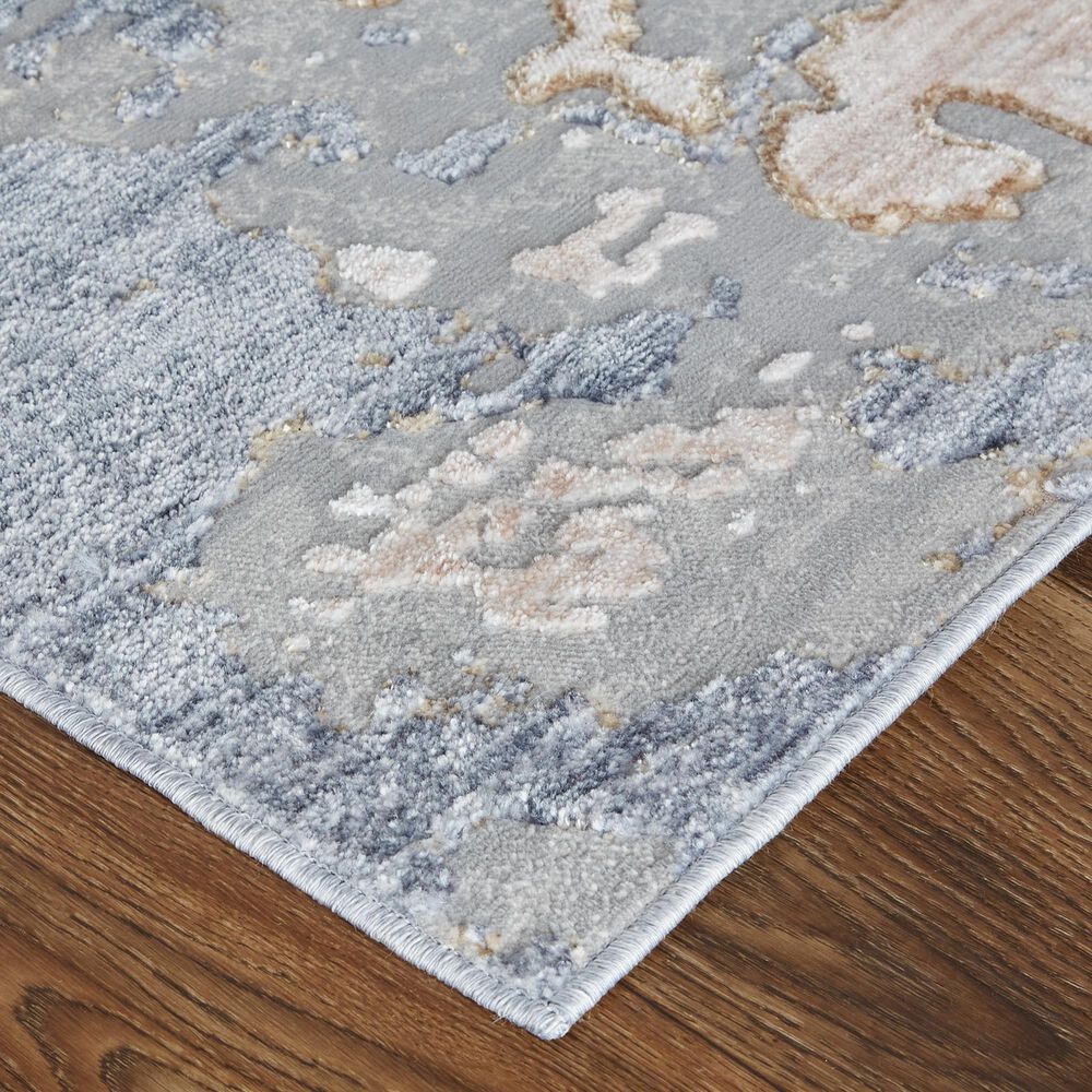 37B Laina 2' x 3' Blue and Multicolor Area Rug