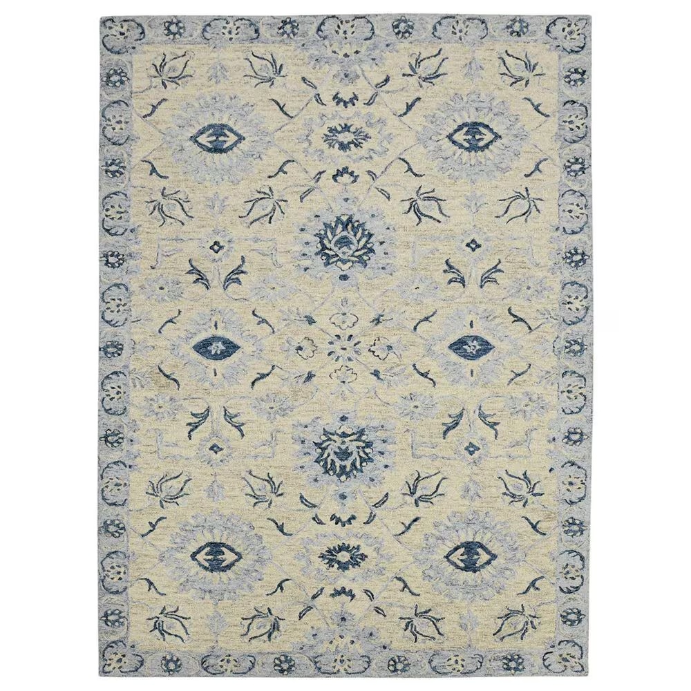 Amer Rugs Romania 8' x 10' Light Blue Area Rug