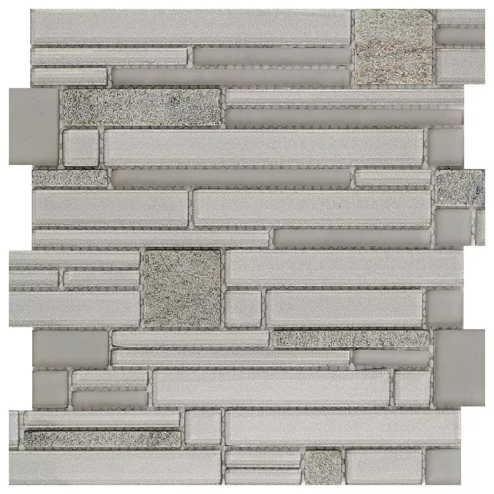 Emser Entity Spirit 12" x 12" Glass and Stone Mosaic Sheet