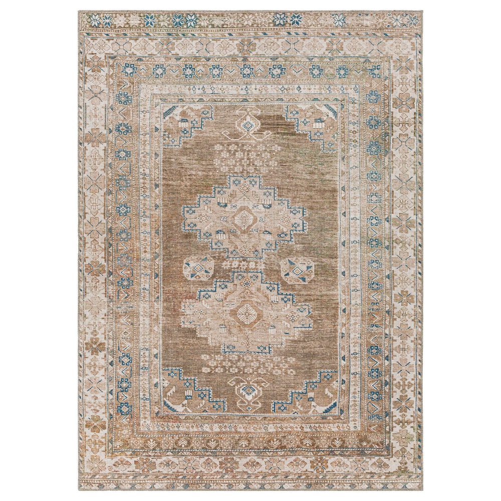 Surya Colin 7'10" x 10'2" Dusty Sage, Light Beige, Blue and Cream Area Rug