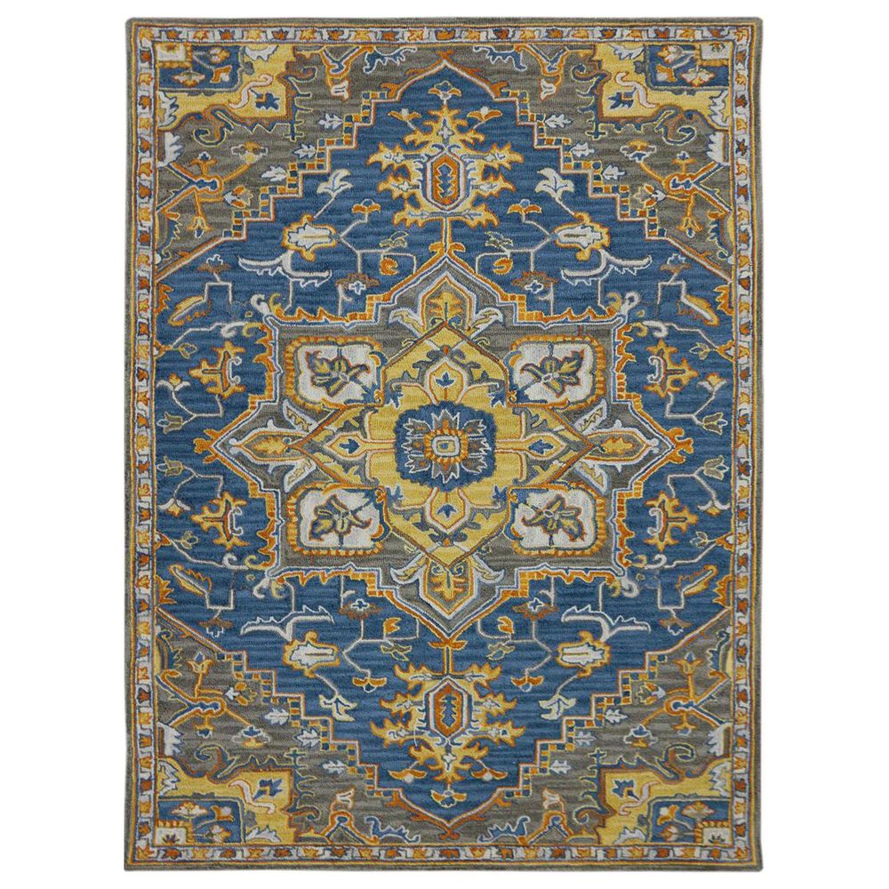 Amer Rugs Boho 8' x 11' Blue and Yellow Area Rug