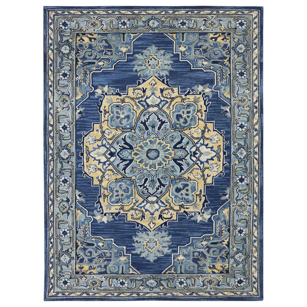 Amerr Boho 8' x 11' Steel Blue Area Rug