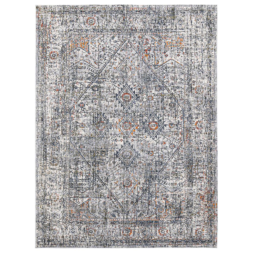 Amer Rugs Vermont 7'10" x 9'10" Gray and Ivory Area Rug