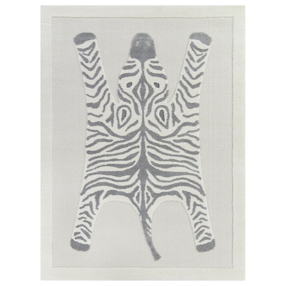Balta Rugs Zebby 5'3" x 7' Cream Kids Area Rug