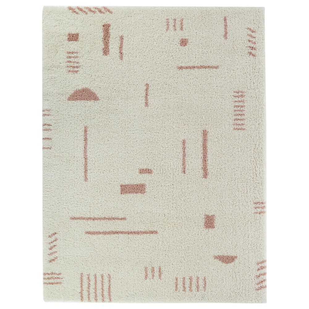 Balta Rugs Rupa 3090655 2'2" x 7' White and Pink Runner