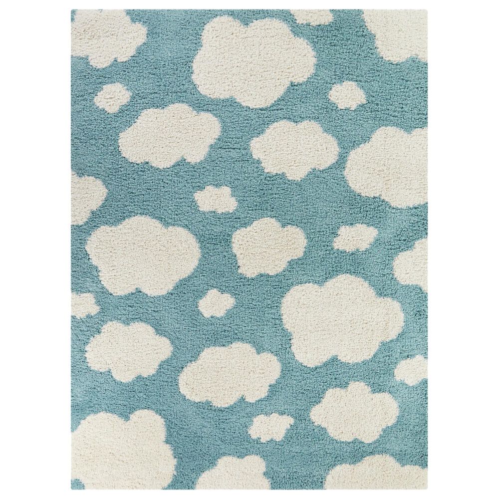 Balta Rugs Clouds 3'11" x 5'7" Blue Kids Area Rug