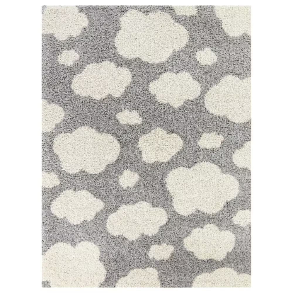 Balta Rugs Clouds 3'11" x 5'7" Grey Kids Area Rug