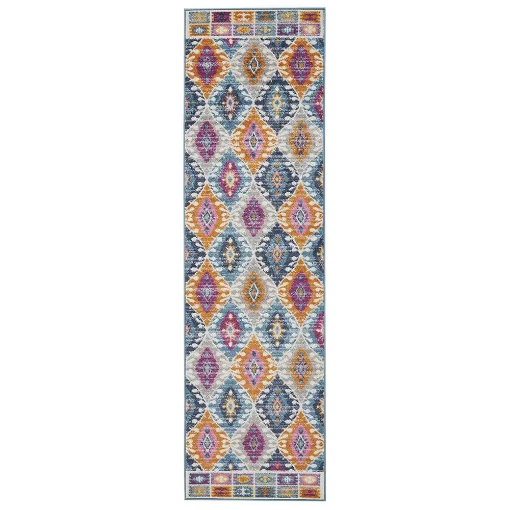 Nourison Passion PSN02 2'2" x 7'6" Multicolor Runner