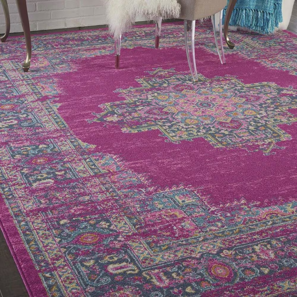Nourison Passion PSN03 8' x 10' Fuchsia Area Rug
