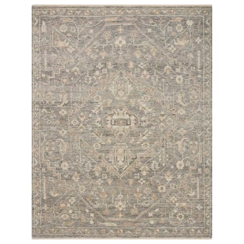 Loloi Marco 5'6" x 8'6" Granite and Taupe Area Rug