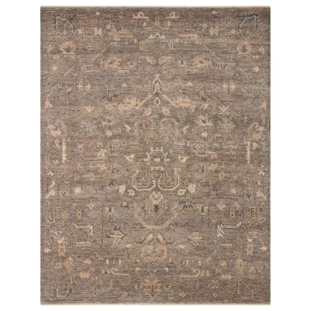 Loloi Marco 7'9" x 9'9" Tobacco and Mocha Area Rug