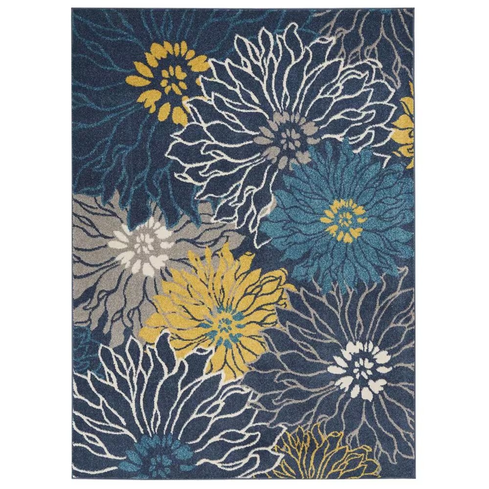 Nourison Passion PSN17 8' x 10' Blue Area Rug