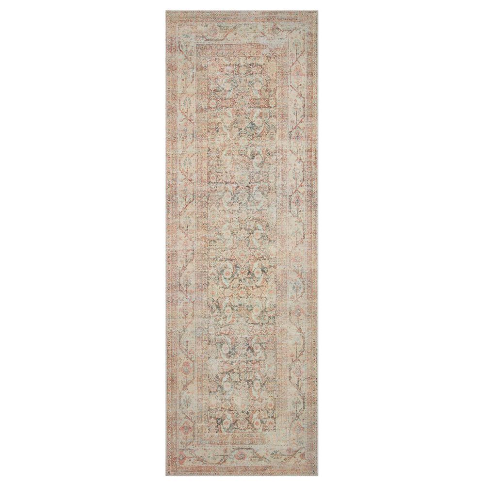 Loloi Adrian 2'6" x 9'6" Natural and Apricot Runner