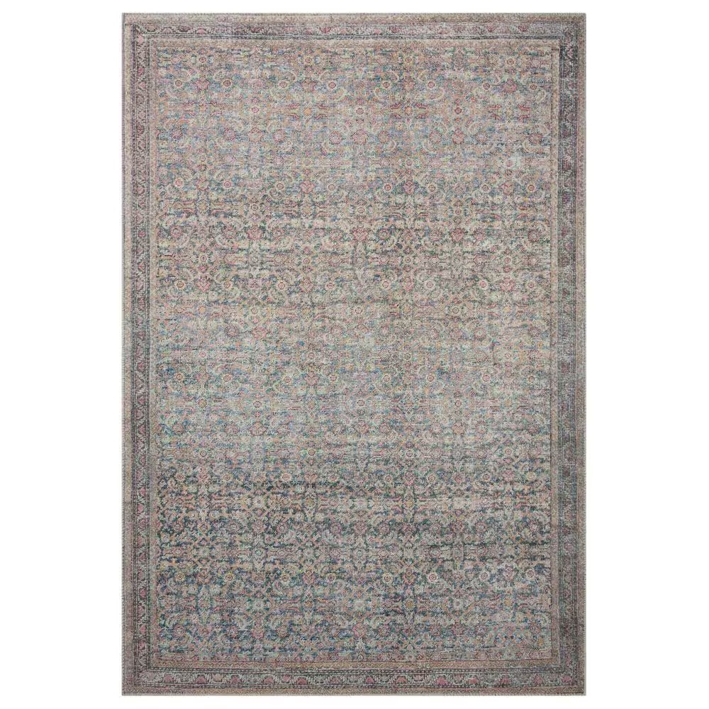 Loloi Adrian 7'6" x 9'6" Denim and Multicolor Area Rug