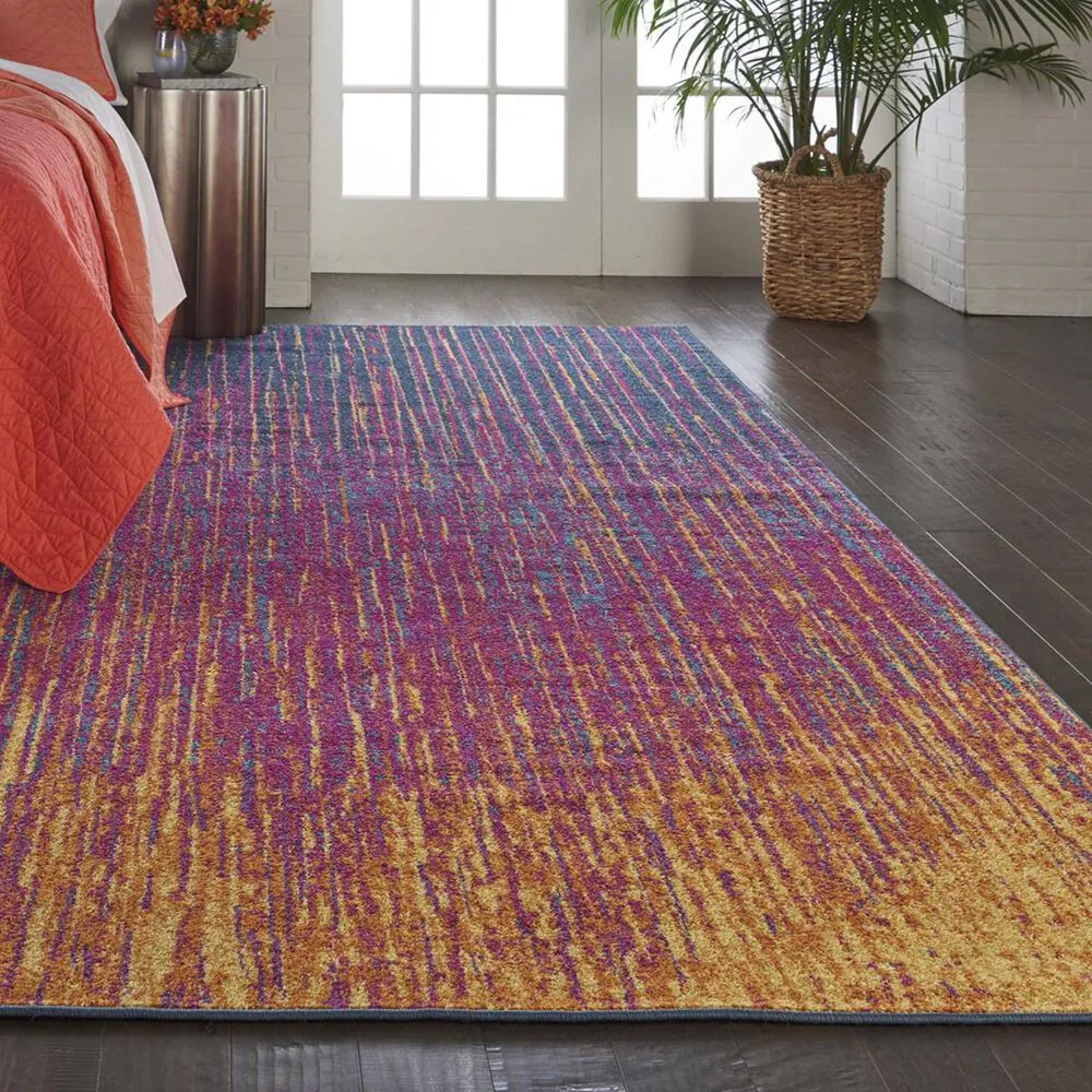 Nourison Passion PSN09 5'3" x 7'3" Multicolor Area Rug