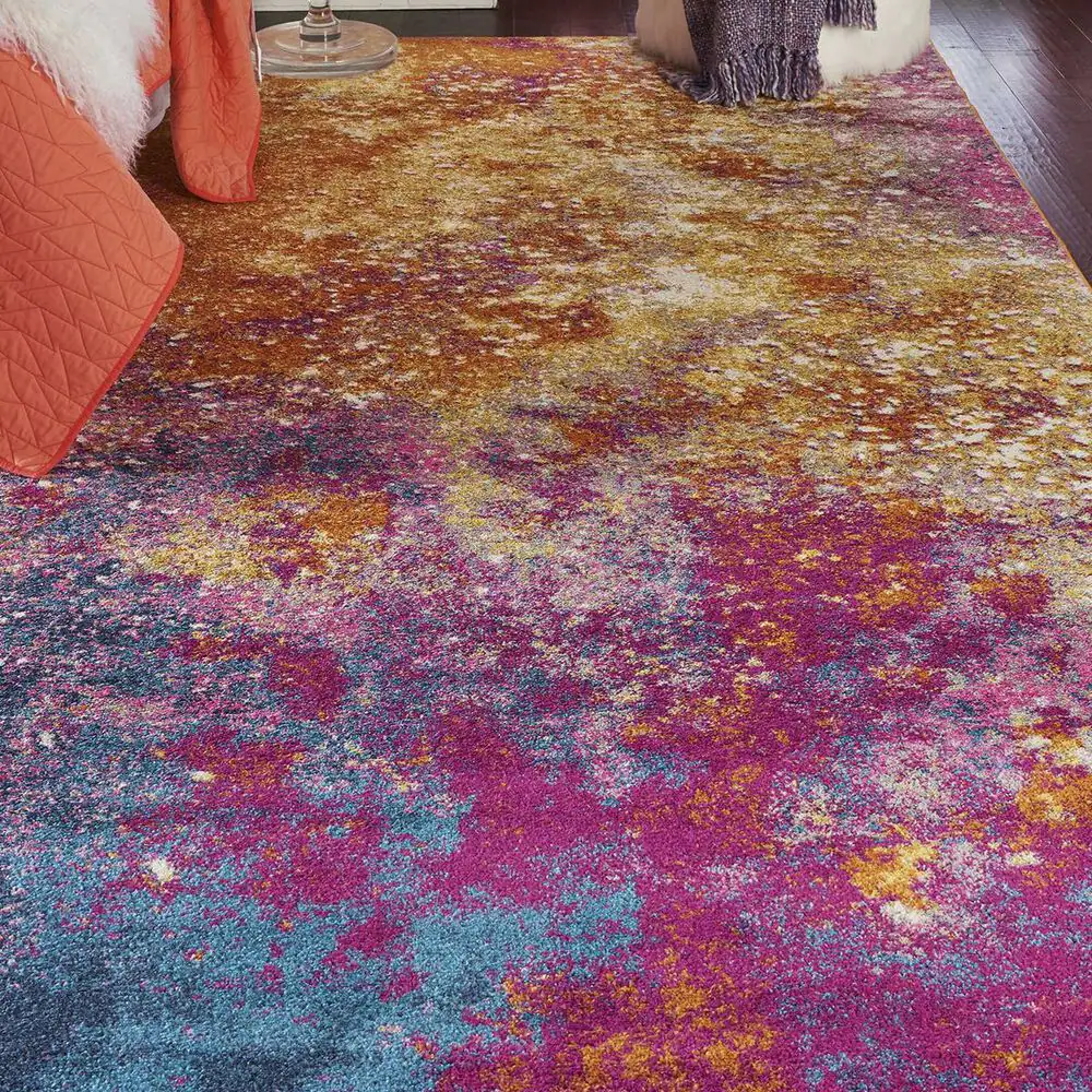 Nourison Passion PSN10 6'7" x 9'6" Sunburst Area Rug