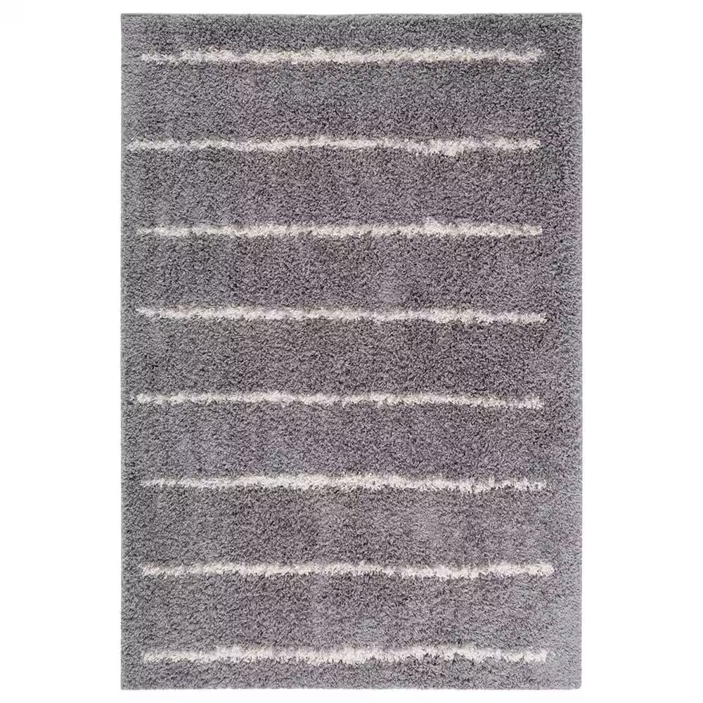 Safavieh Venus Shag VNS604J 6' x 9' Grey and Ivory Area Rug