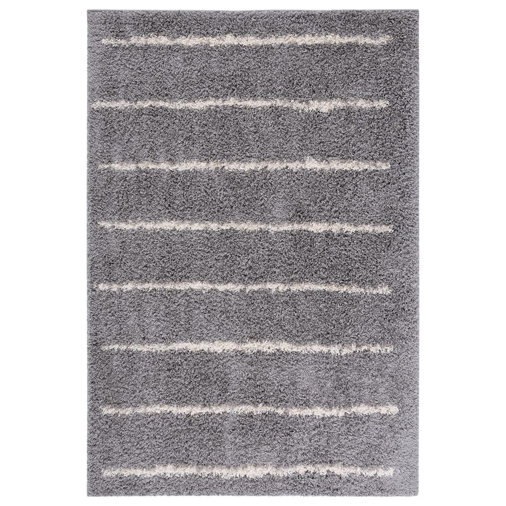 Safavieh Venus Shag VNS604J 4' x 6' Grey and Ivory Area Rug