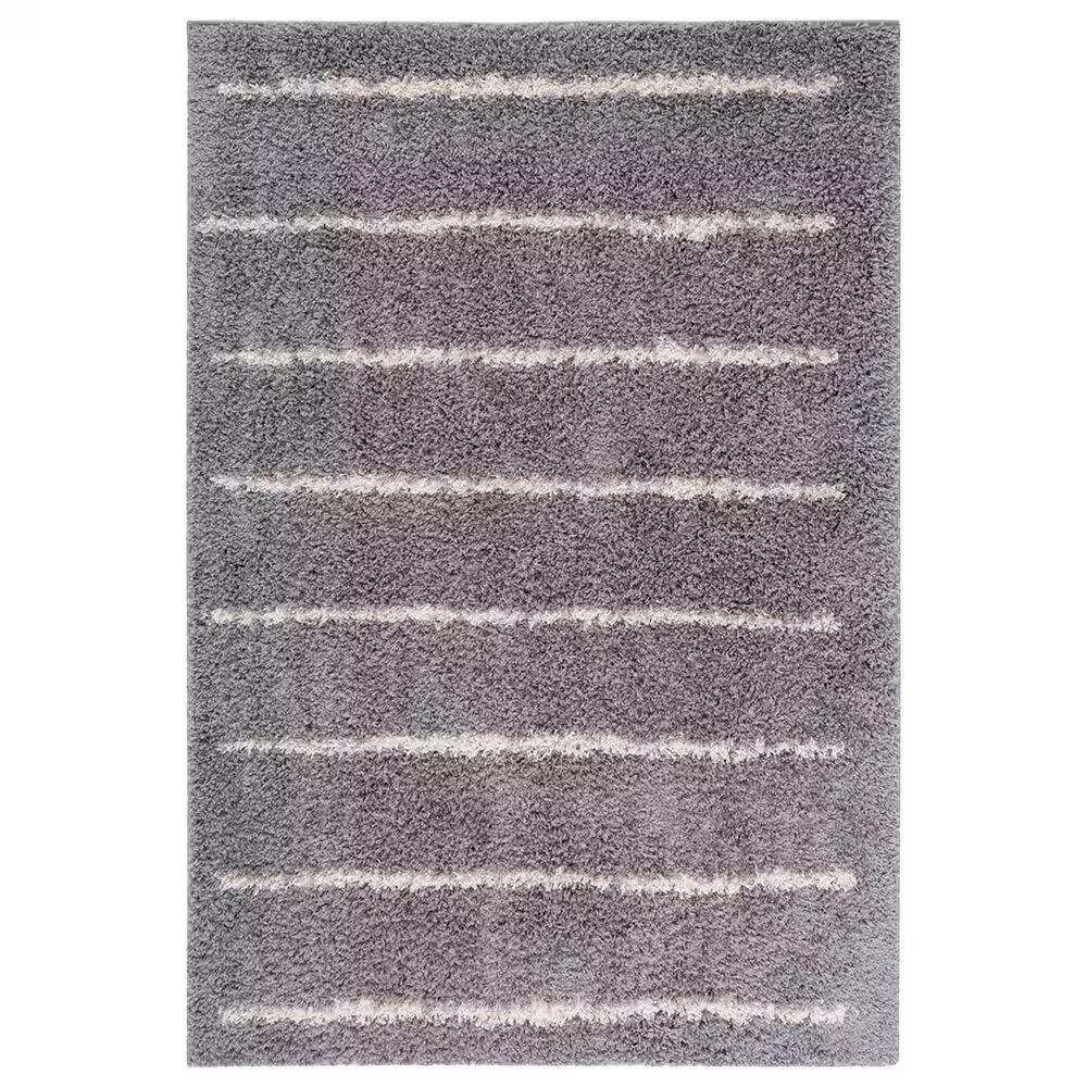 Safavieh Venus Shag VNS604J 8' x 10' Grey and Ivory Area Rug