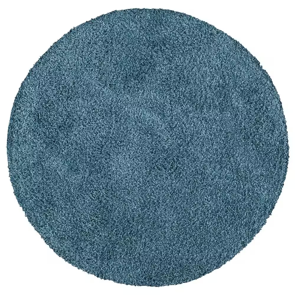 Safavieh Venus Shag 5'3" Round Blue Area Rug