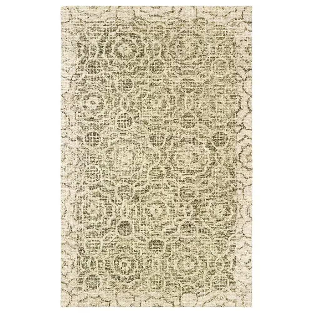 Oriental Weavers Tallavera 55606 10' x 13' Green and Ivory Area Rug