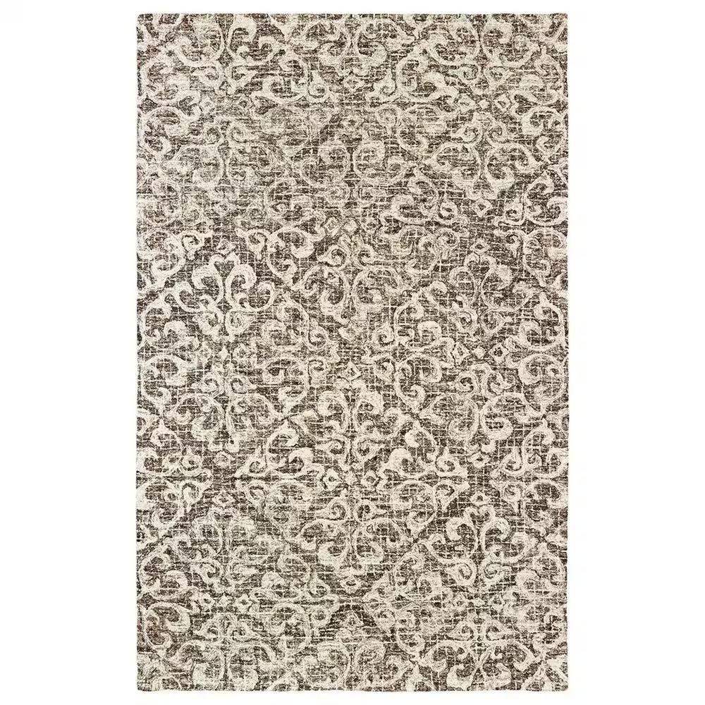 Oriental Weavers Tallavera 55607 10' x 13' Brown and Ivory Area Rug