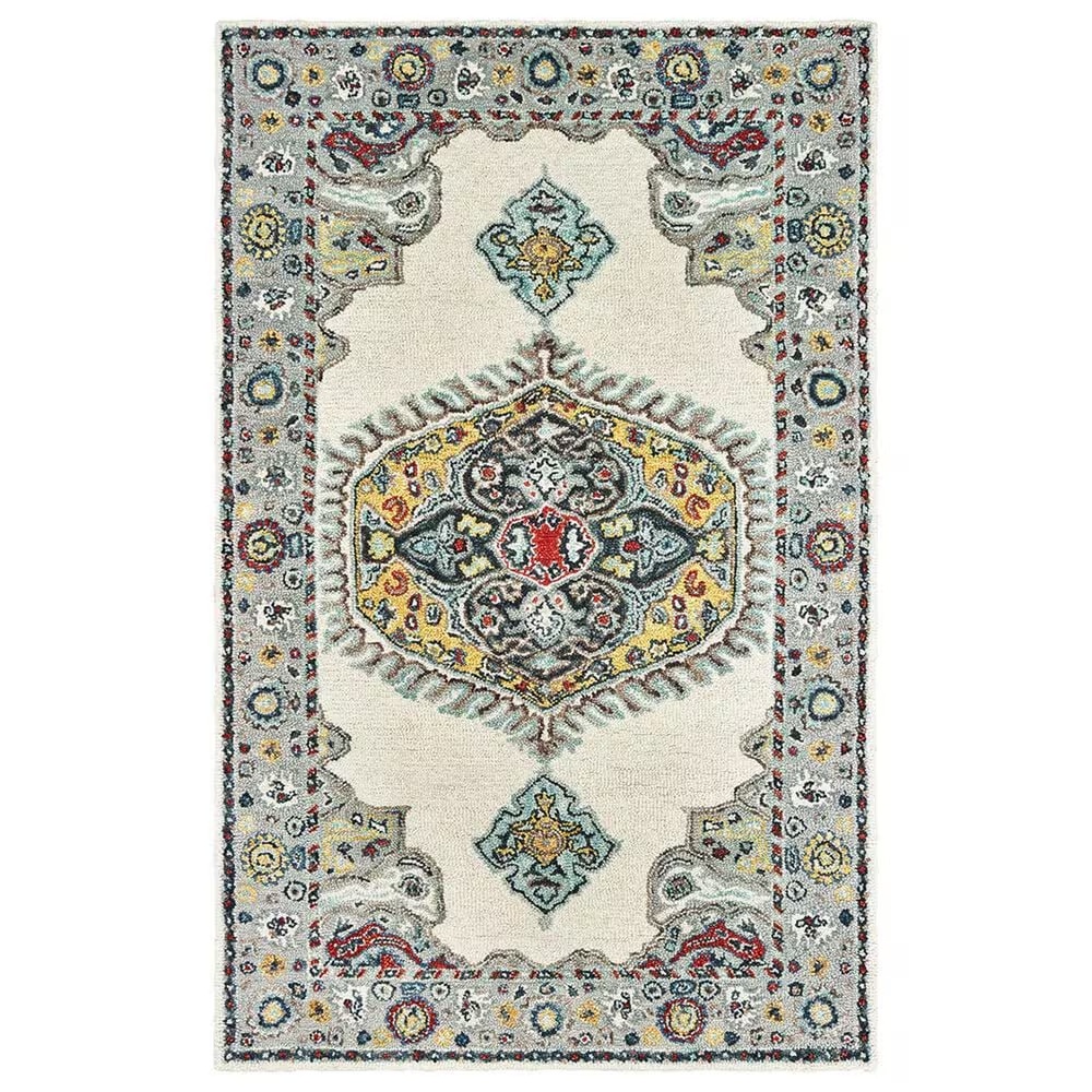 Oriental Weavers Zahra 75505 10' x 13' Ivory and Grey Area Rug