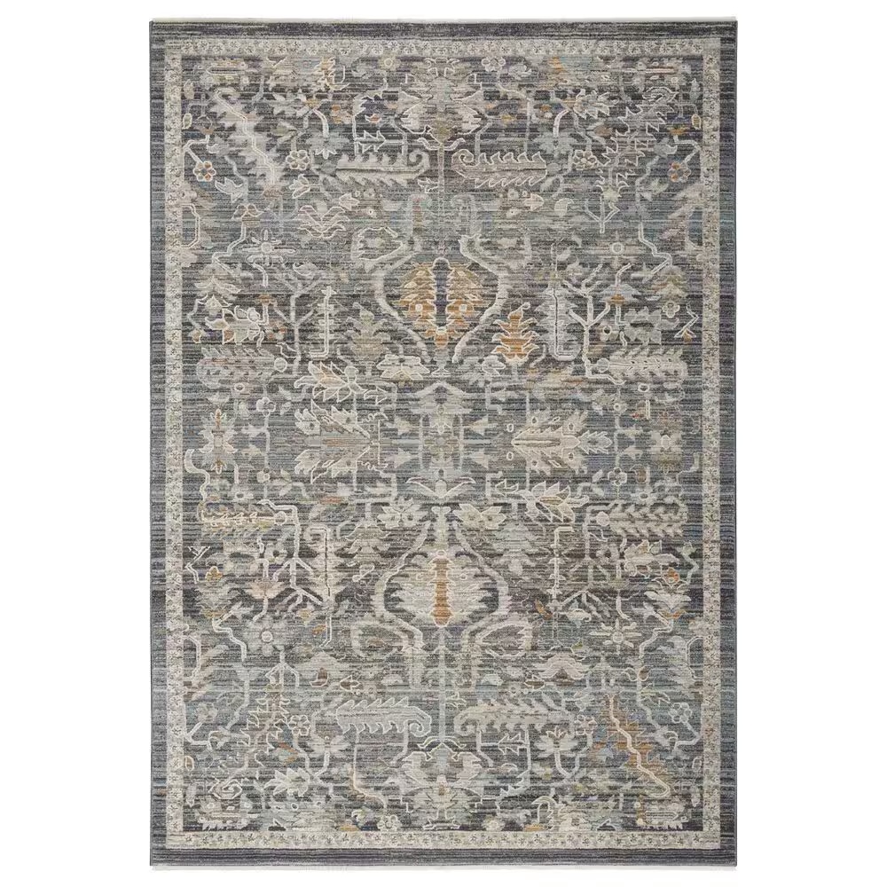 Nourison Lynx 9'10" x 13'6" Navy and Multicolor Area Rug