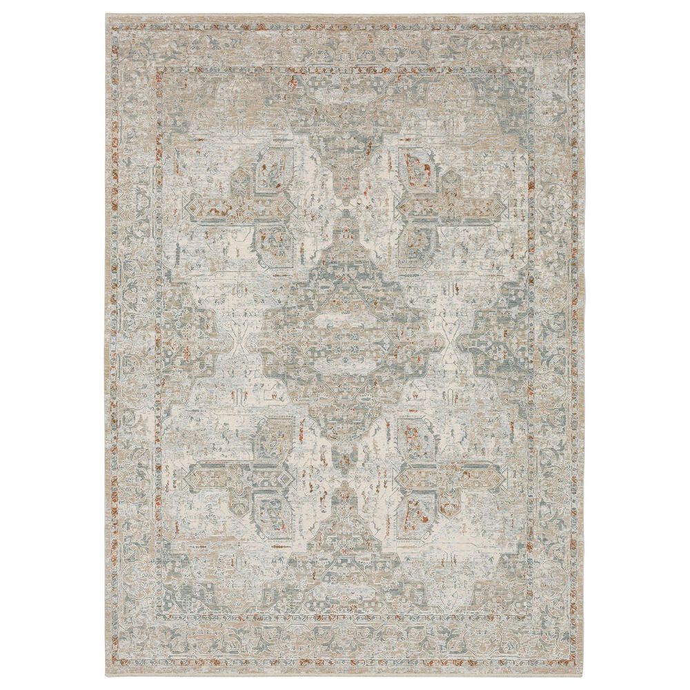 Karastan Solitude Via Salaria 9' x 12'2" Cream Beige Area Rug