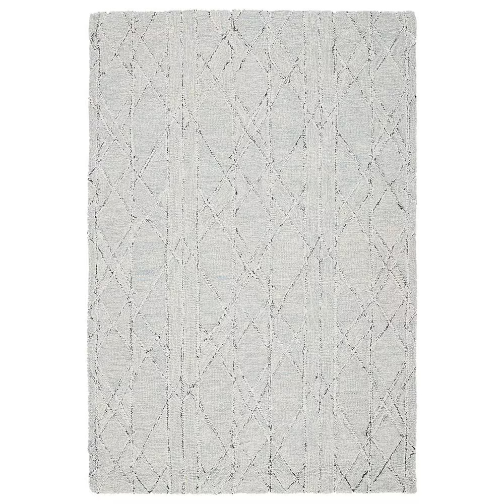 Safavieh Micro-Loop 4' x 6' Ivory and Light Blue Area Rug