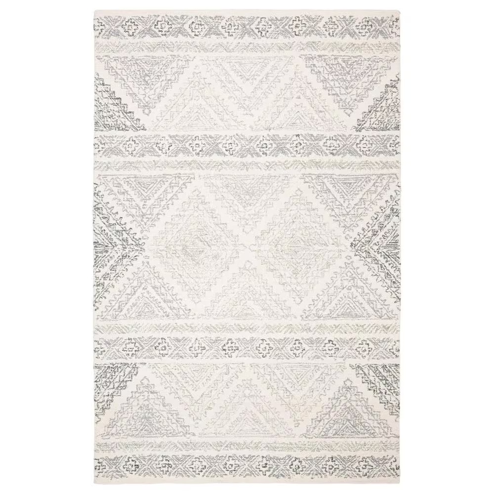 Safavieh Micro-Loop 4' x 6' Ivory and Grey Area Rug
