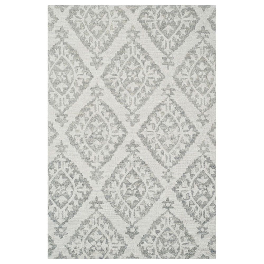 Safavieh Micro-Loop Geometric 4' x 6' Light Grey Area Rug