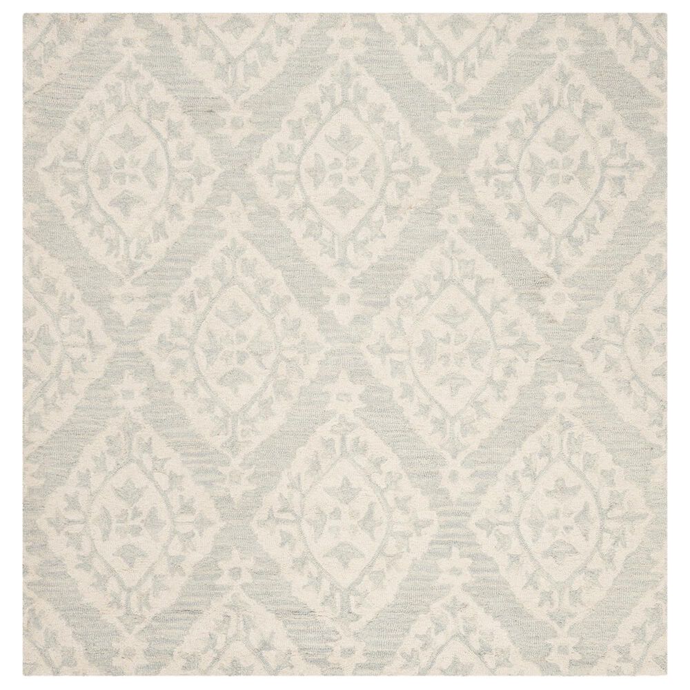 Safavieh Micro-Loop 5' Square Light Blue Area Rug