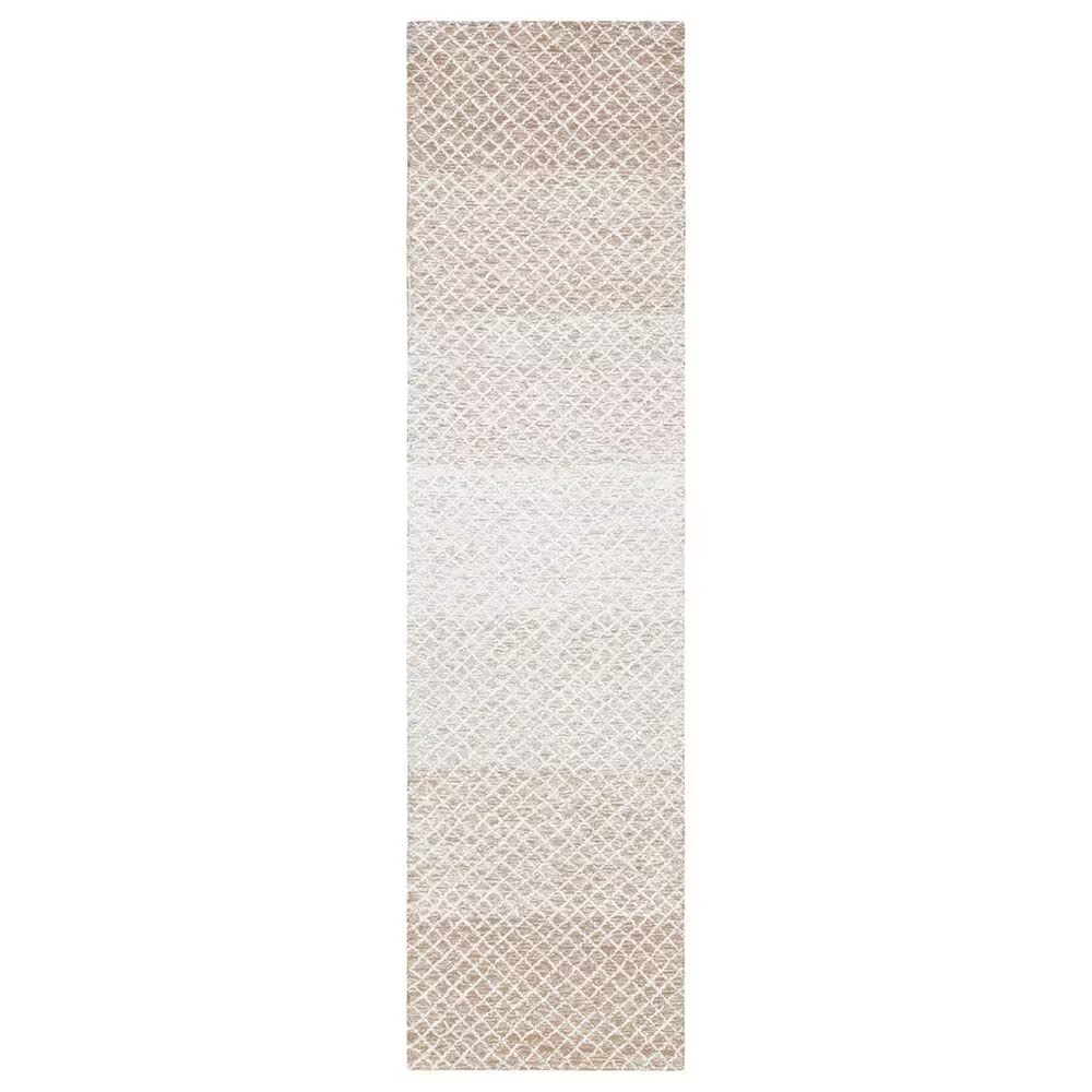 Safavieh Micro-Loop Geometric 2'3" x 9' Beige and Ivory Runner